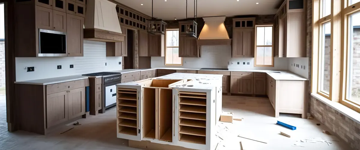 Kitchen remodel in progress