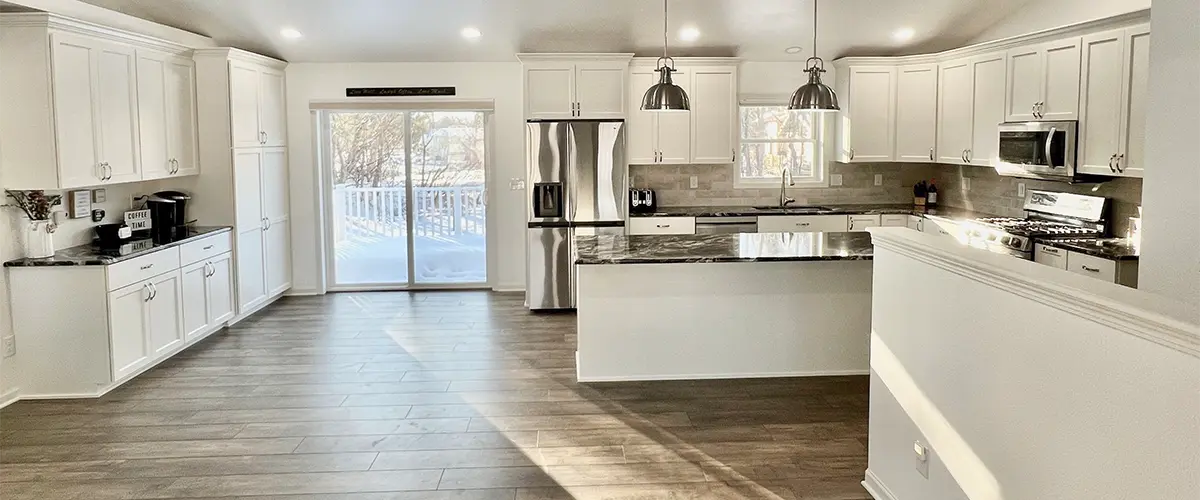 Kitchen after remodeling