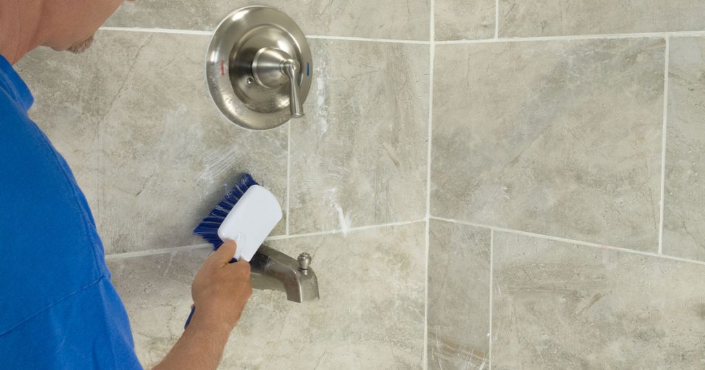 Shower tile maintenance