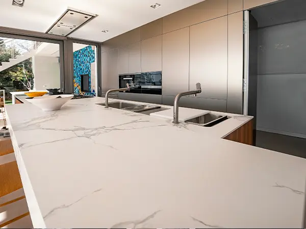 Large marble countertop