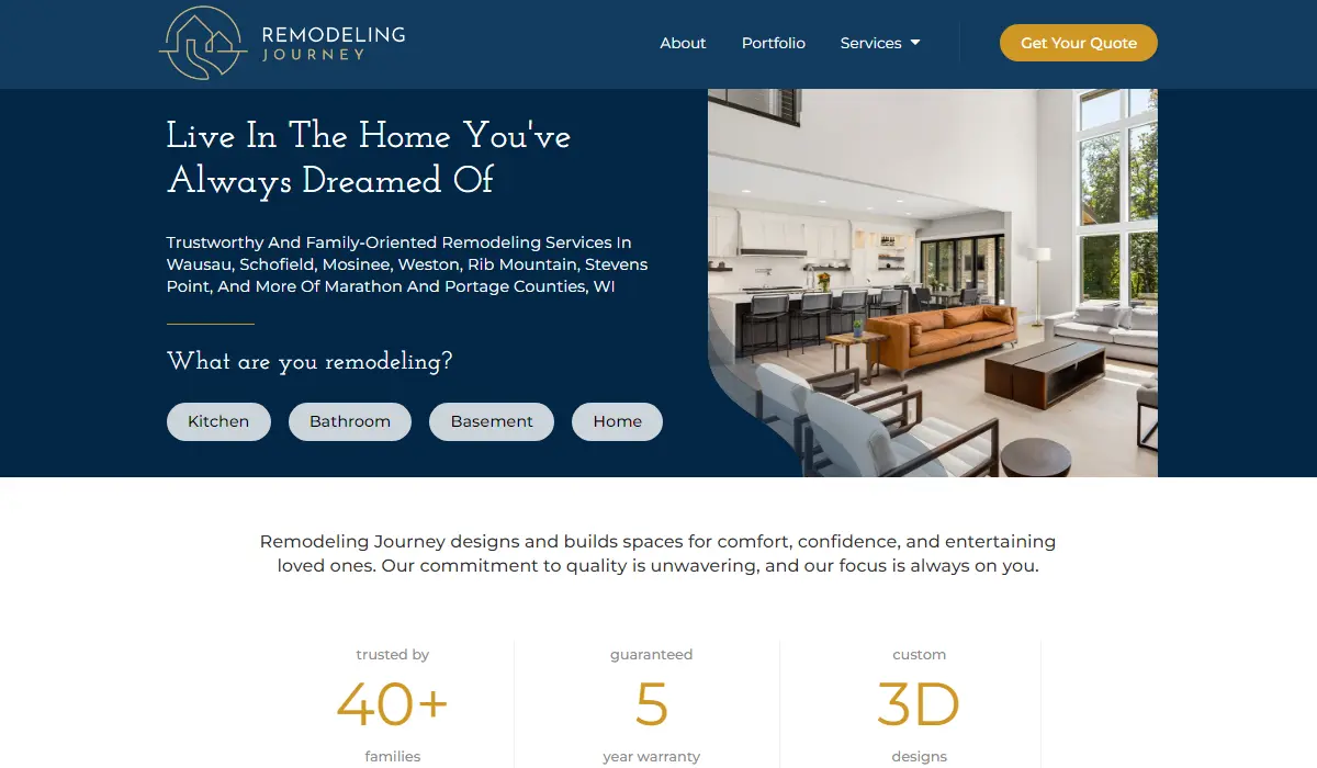 New Remodeling Journey website