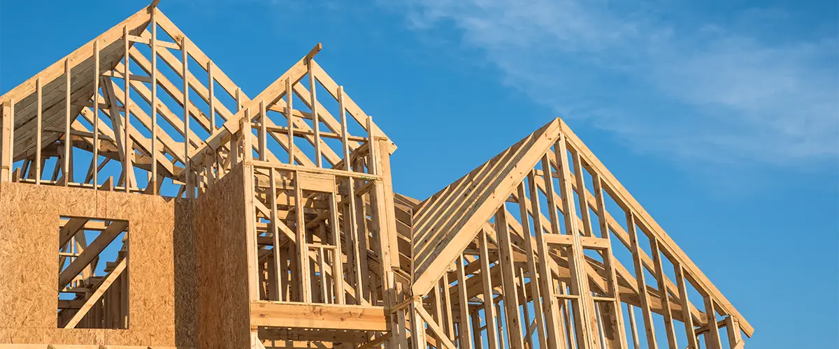 Roof wood framing